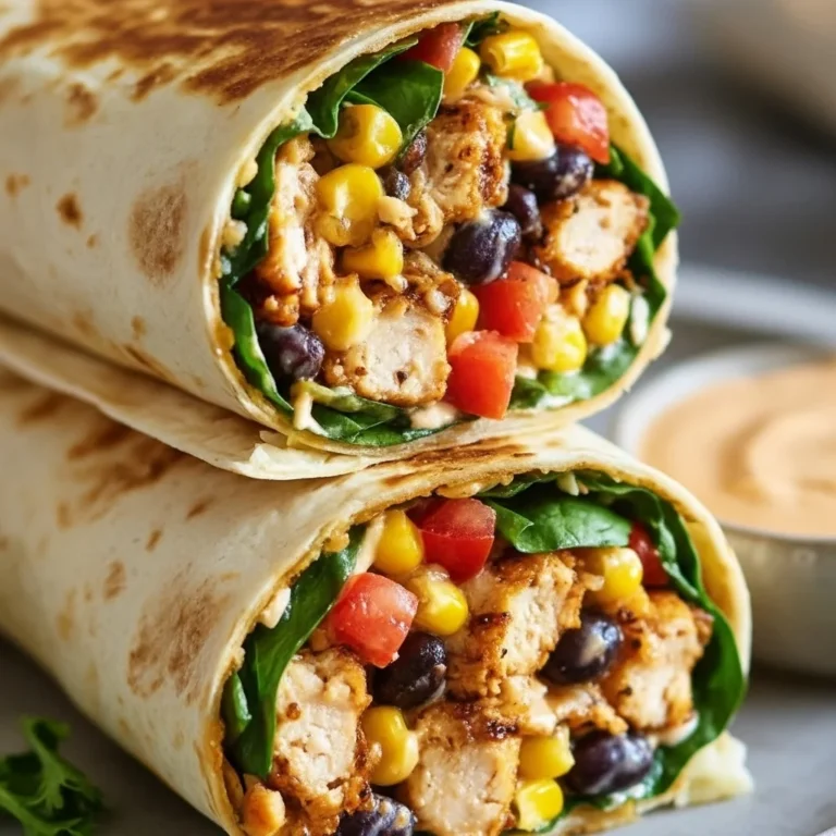 Southwest Chicken Wraps 1