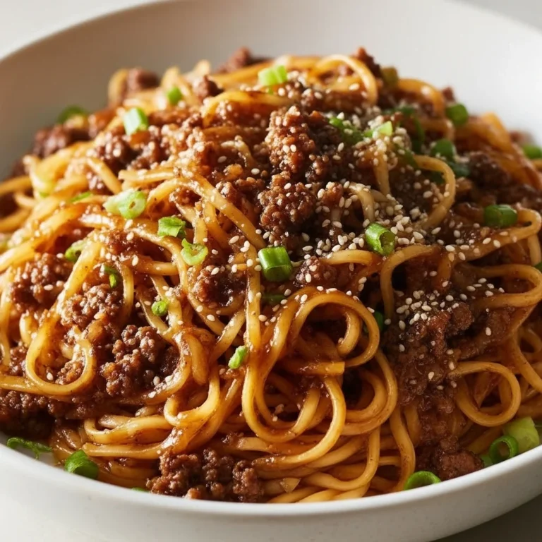 Mongolian Ground Beef Noodles 2