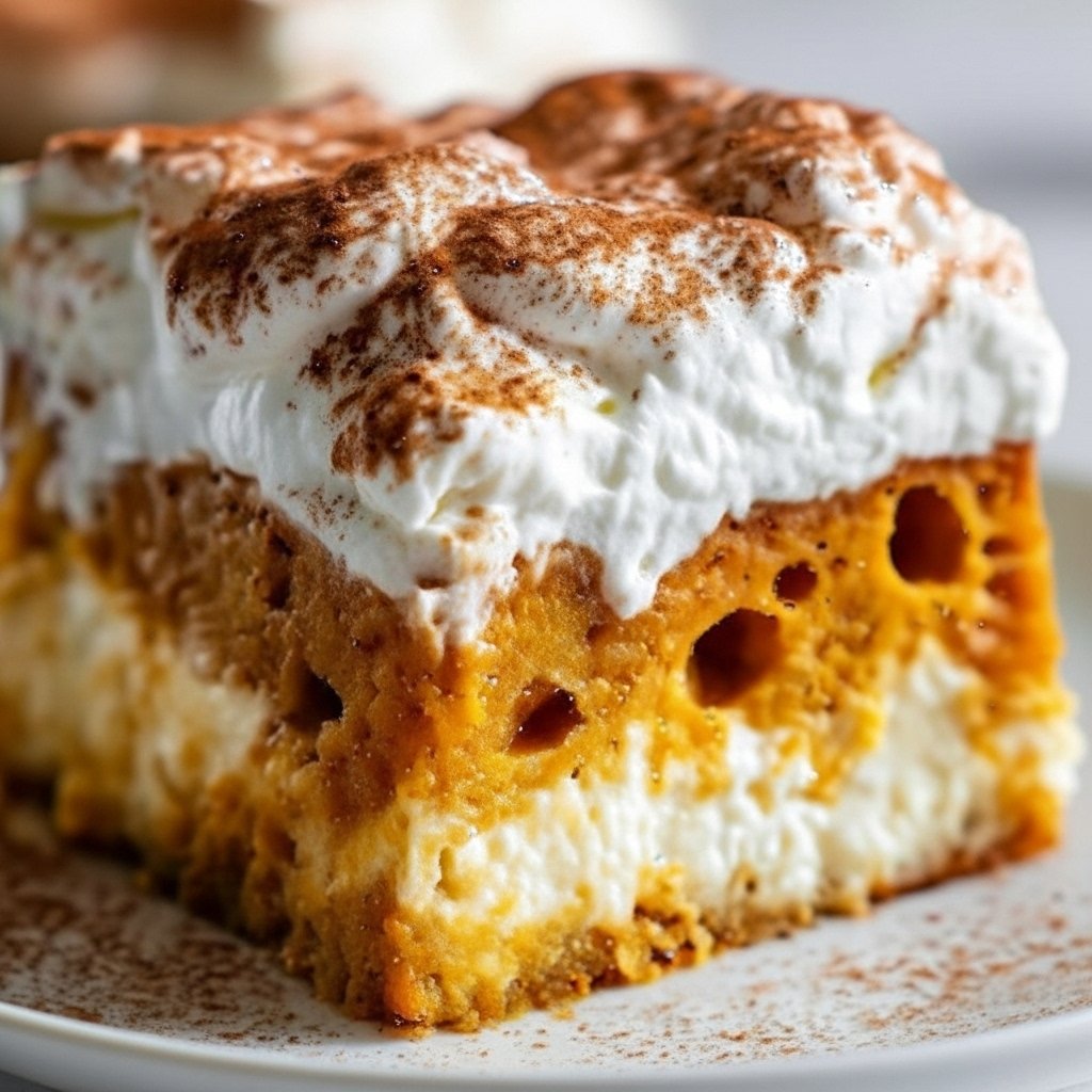 Pumpkin Spice Poke Cake Pumpkin Spice Poke Cake